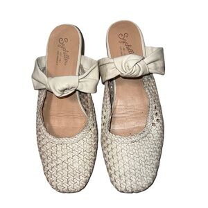 Seychelles cream beige leather sandal